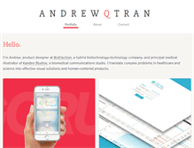 Tablet Screenshot of andrewqtran.com